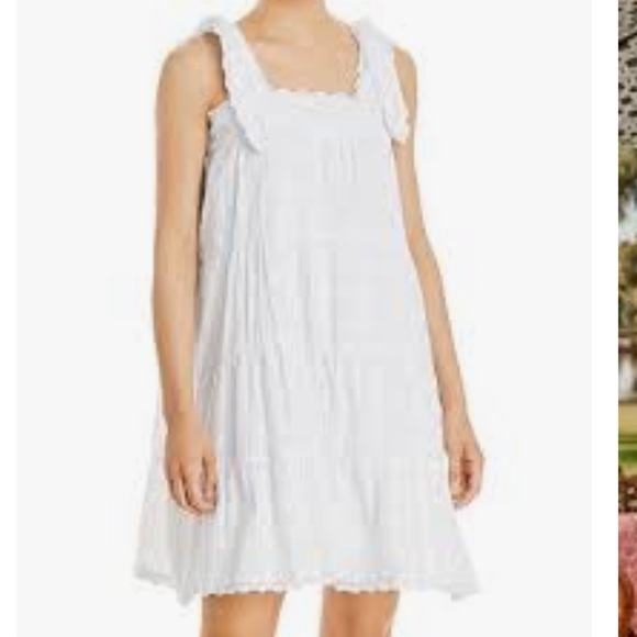 Aqua Dresses & Skirts - ✨✨NWT AQUA x Bloomingdale's Lace Trim Tiered Babydoll Dress Large